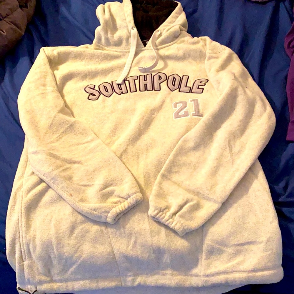 Very soft oversized fleece hoodie